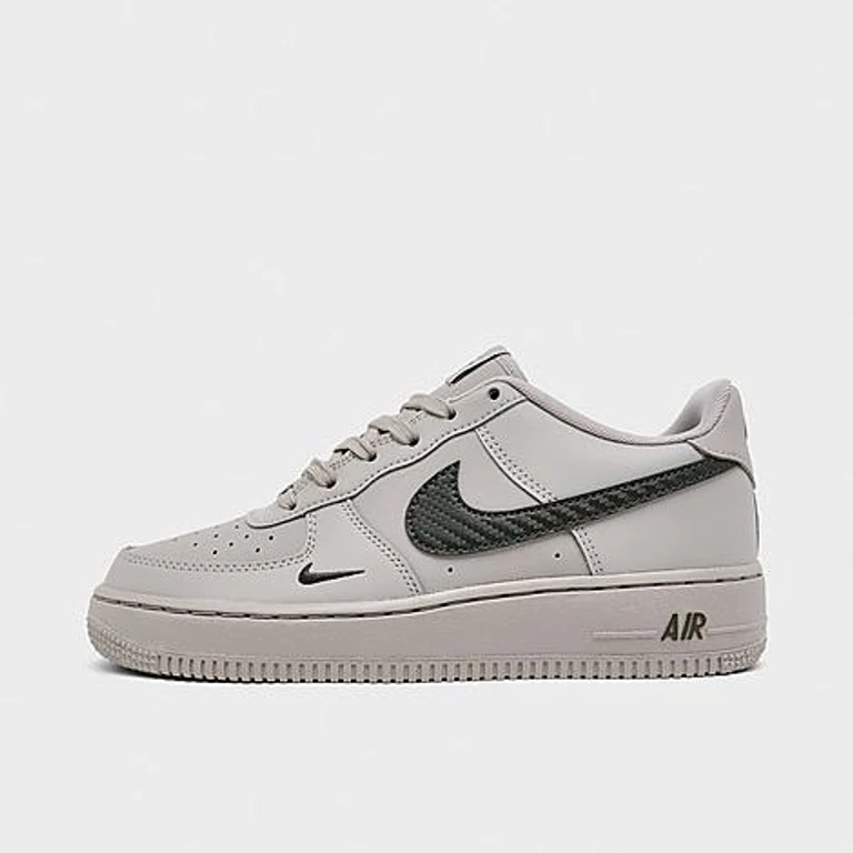 Big Kids Air Force Low Zapatos casuales en College Grey/Newsprint