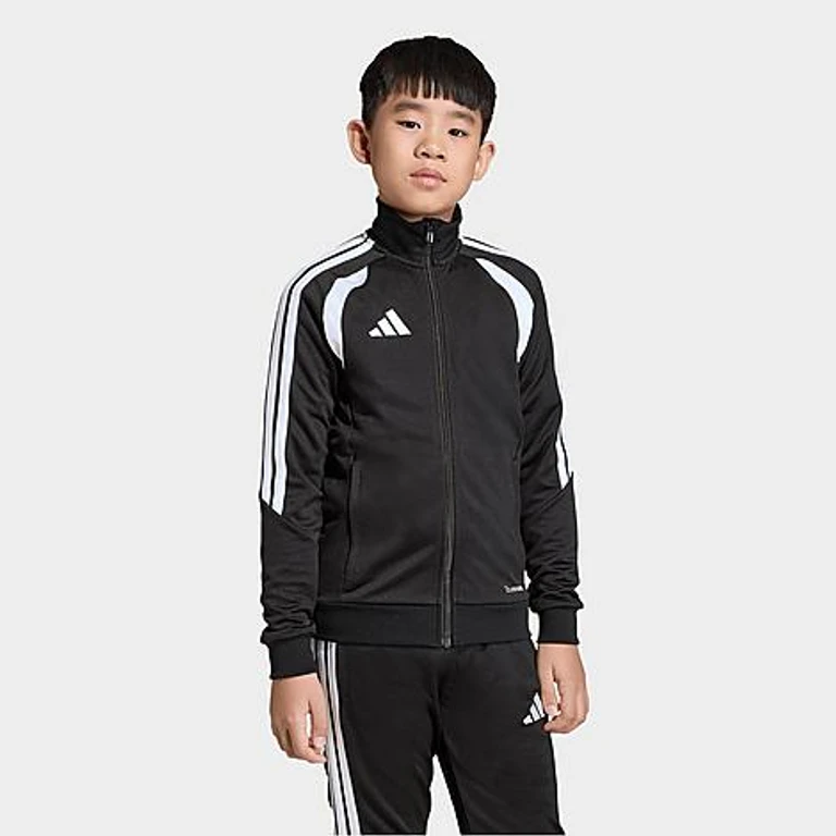 adidas Big Kids Tiro 26 League Training Jacket in Black/White Size: XS
