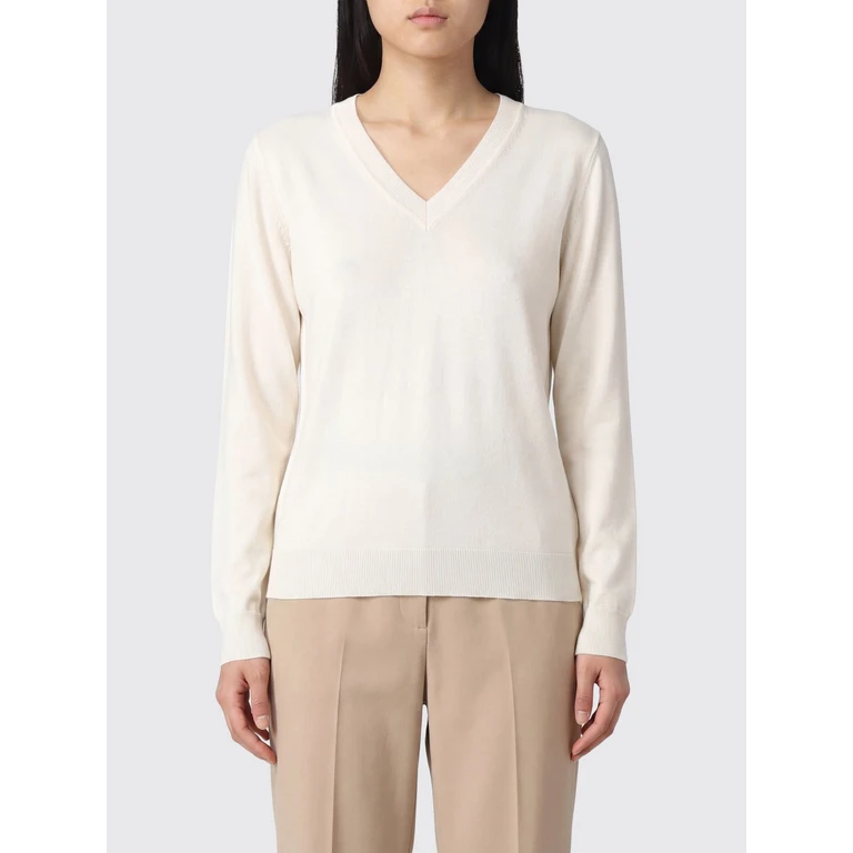 Pull Col Rond - Blanc