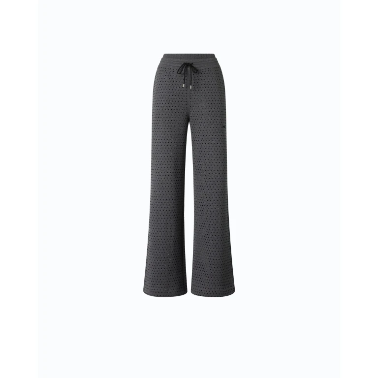 Pantalon en molleton à strass all-over - XXS