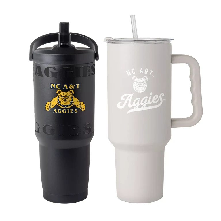 North Carolina A & T Aggies Stainless Steel Tumbler Set