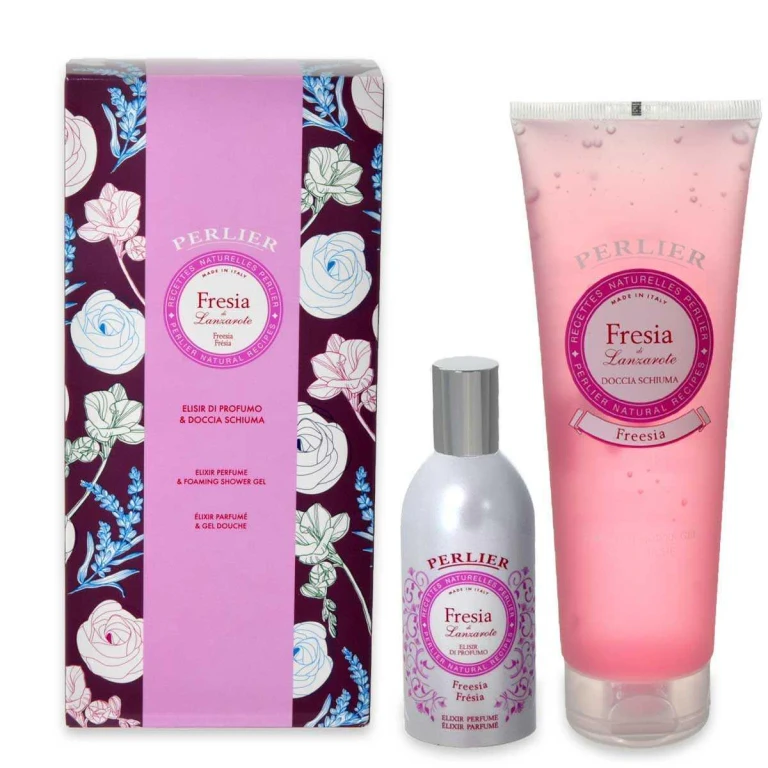 Shower Bath Set 250 Ml + Elixir Perfume 100 Ml Freesia