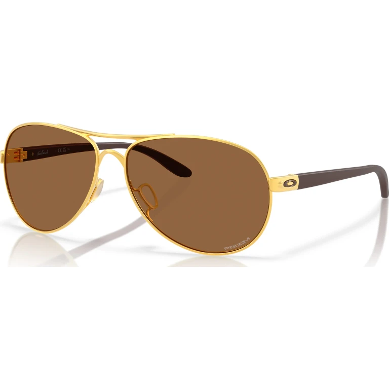 Feedback Sunglasses - Satin Gold - Prizm Bronze Lens - Women's