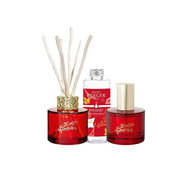 Mini Diffuser Gift Set Lolita Lempicka Red + Refill and Spray for the Home Lolita Lempicka Sweet