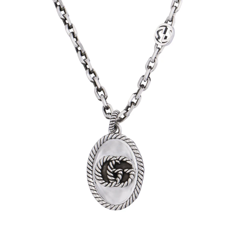 Marmont Pendant Necklace in Sterling Silver