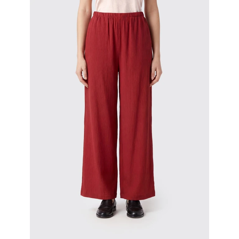 Linen Blend Palazzo Trousers (2611131029600004)