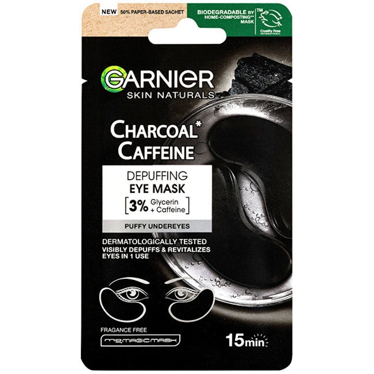 Anti-Puffiness Eye Contour Mask Skin Naturals With Activated Charcoal 5 G
