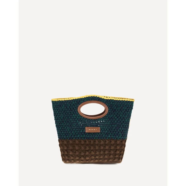 Knotty Crochet wool Handbag Female UNI