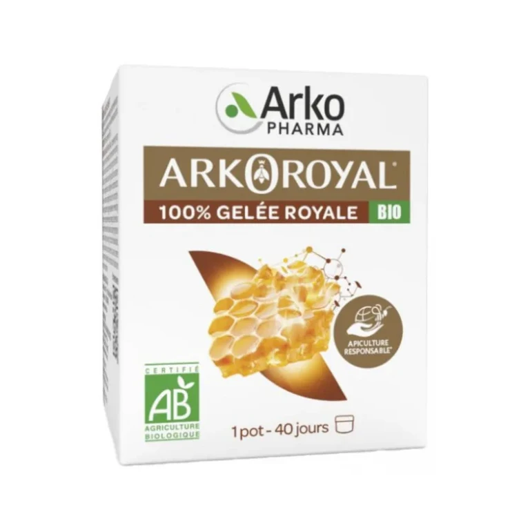 Arkoroyal Natural Defenses Royal Jelly Organic 40g Jar