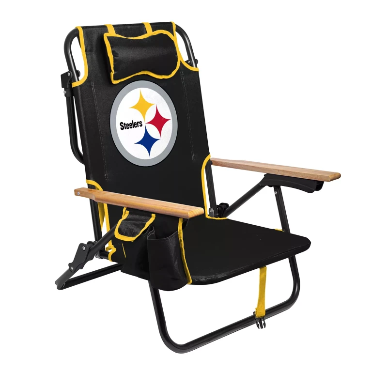 Pittsburgh Steelers Reclining Beach Chair