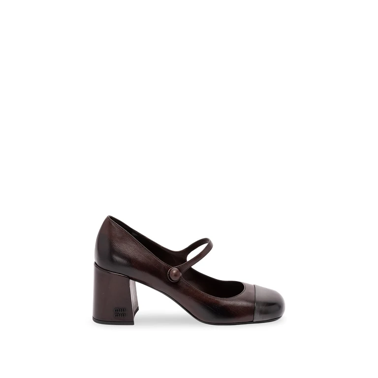 Leather Bicolor Pump