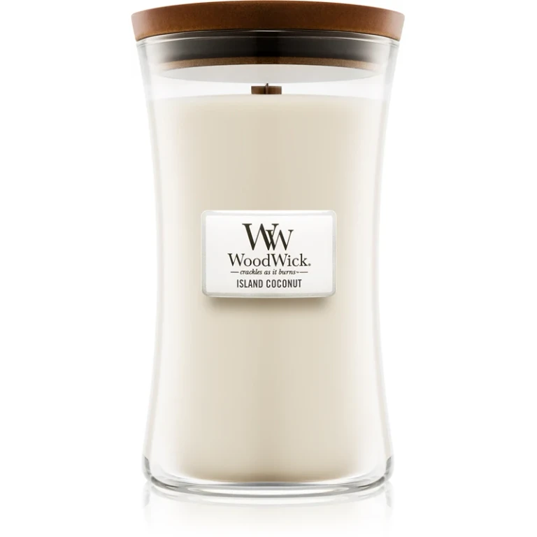 Island Coconut scented candle jar 609.5 g