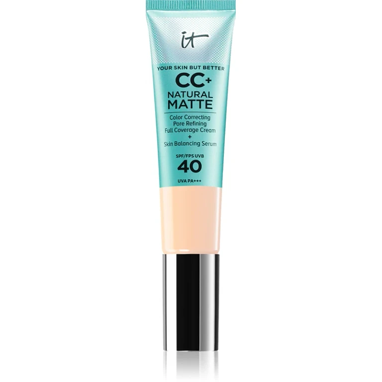 Your Skin But Better CC+ Cream Natural Matte Mattifying Foundation SPF 40 for Women Fair Beige 32 ml
