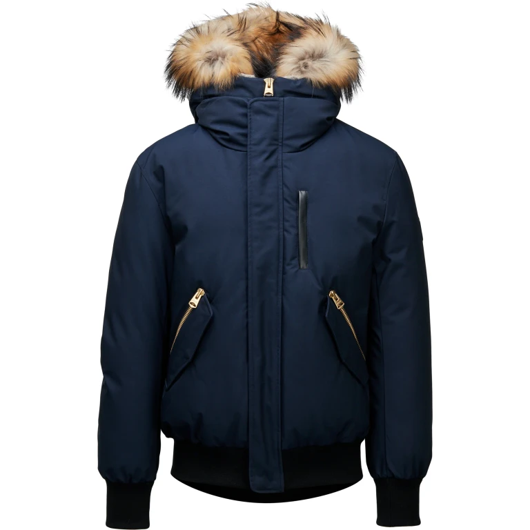 Dixon 2-in-1 Down Bomber with Hooded Bib and Natural Fur - Men's