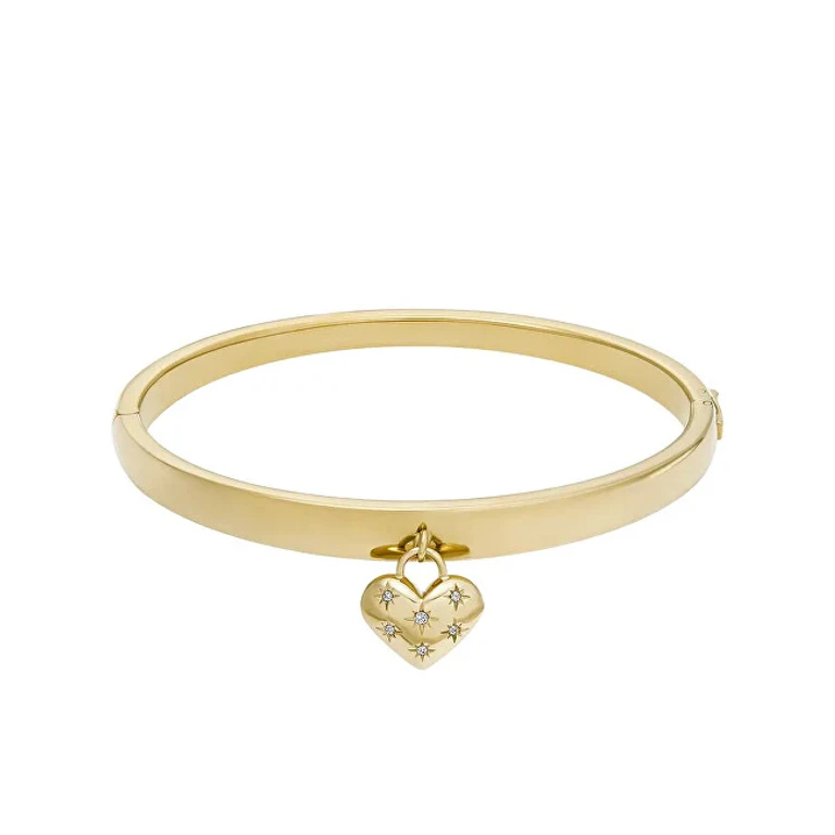 Solid Gold Plated Bracelet with Heart Sadie Jf04831710