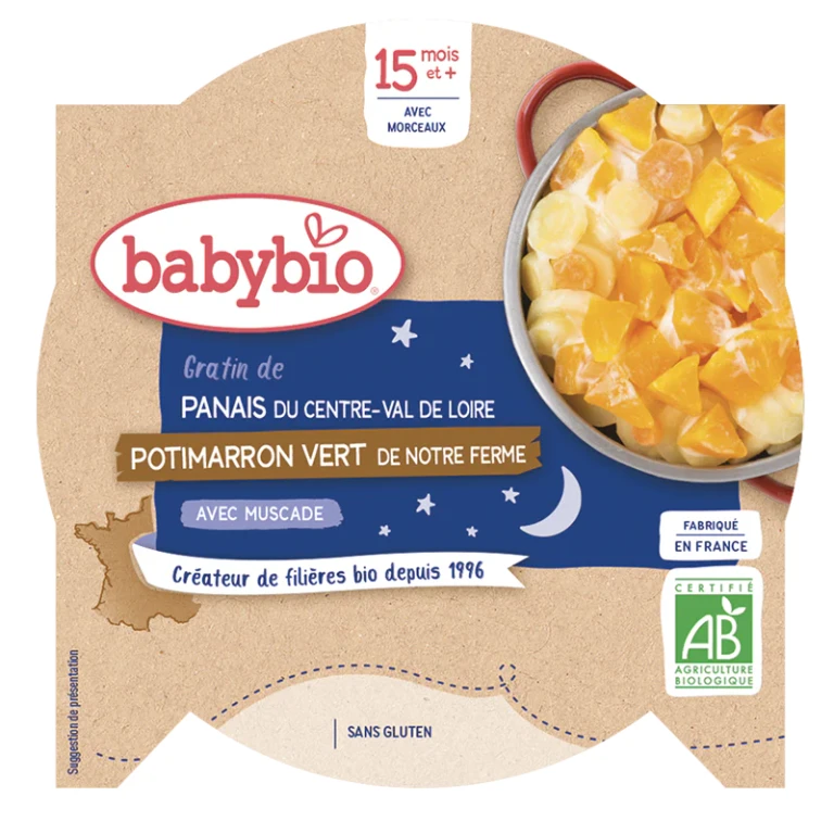 Dinner Dish - 15 months and up - Pasta, Green Squash - ORGANIC 260 g