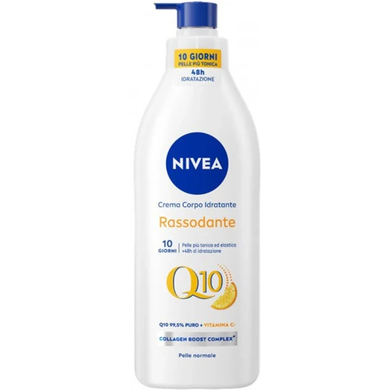 Body Cream Q10 Pump Moisturizing Firming Normal Skin 400 Ml