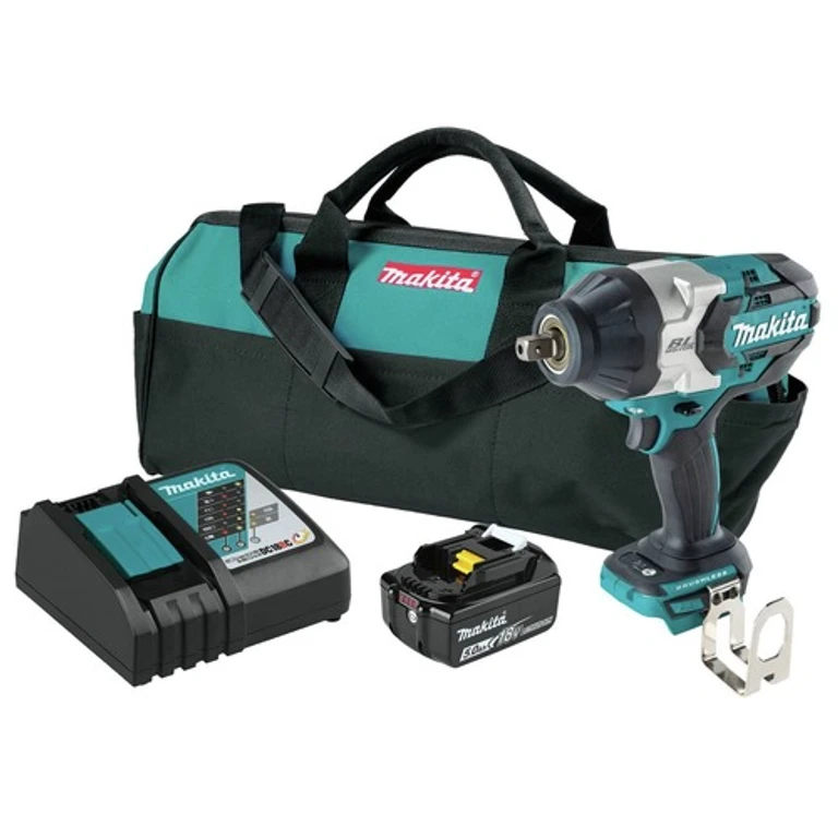 18V LXT Brushless 3-Speed Lithium-Ion 1/2 in. Square Drive Cordless Impact Wrench Kit with 2 Batteries (5 Ah)