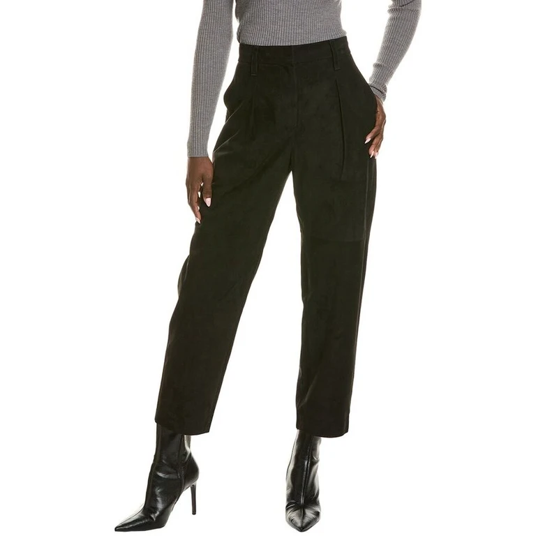Woblack Tapered High Waist Trousers