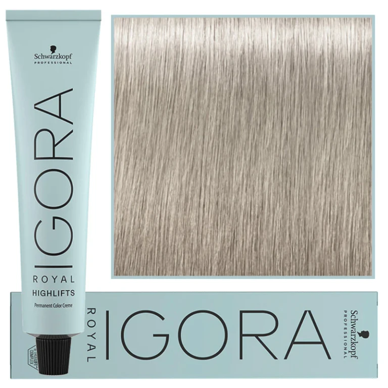 Professional Igora Royal Highlifts Color Aclarante para Cabello 60ml 12-21 Special Ash Blonde Cendre