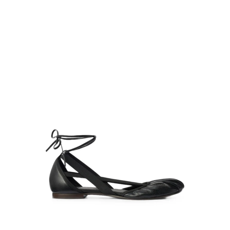 Flat Pedille Ballerinas In Goat Leather