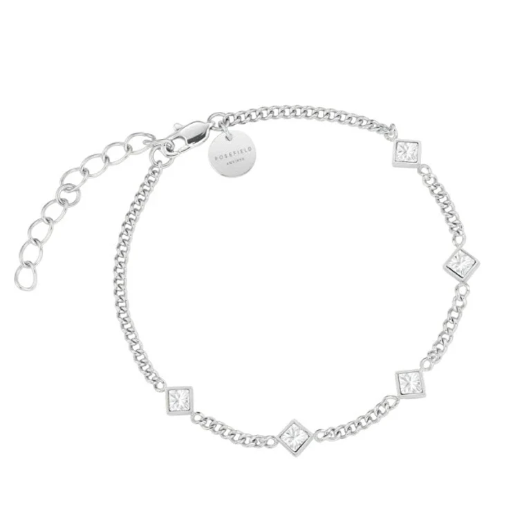 Delicate Bracelet with Transparent Crystals Jbcps-J1173