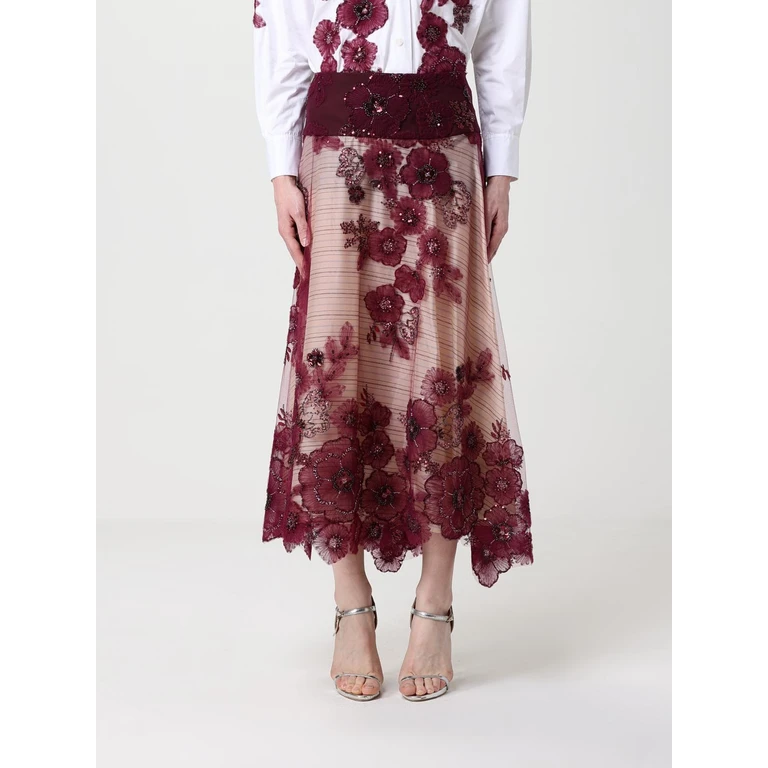 Skirt Woman color Burgundy (MGOM271BX700)
