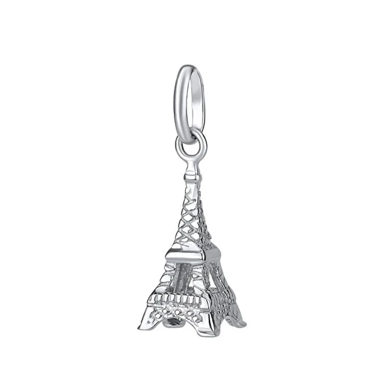 Silver Eiffel Tower Pendant Ztjp43502