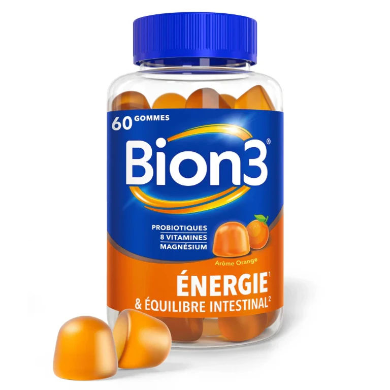 Bion 3 - Energy & Intestinal Balance - Orange Flavor - 60 gummies