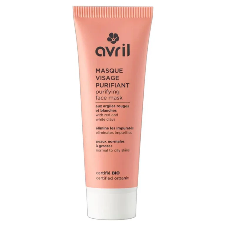 Purifying organic red and white clay mask Normal combination skin 50ml