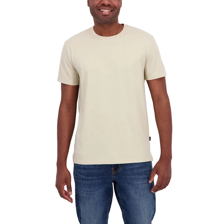 Men's Short Sleeve Jersey T-Shirt Taupe XS:- Taupe, XS