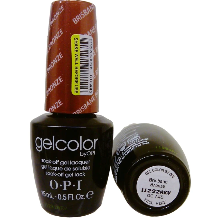 Gel Color Semi-permanent Nail Polish GC A45 Brisbane Bronze 15 ml