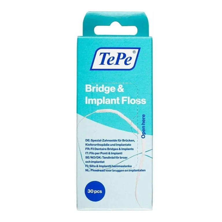 Dental Floss Bridge And Implants Floss 30 Units