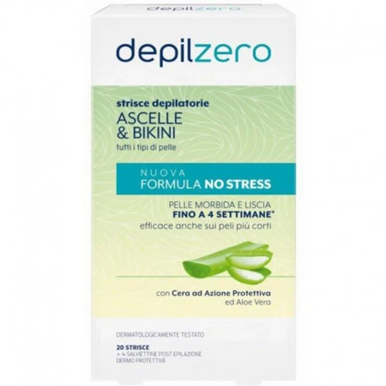 Waxing Strips Armpits & Bikini And 4 Post-Depilation Wipes