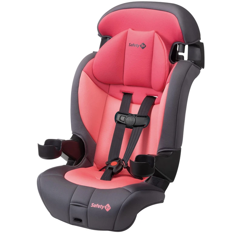 Grand 2-in-1 Booster Car Seat - Sunrise Coral:- Sunrise Coral