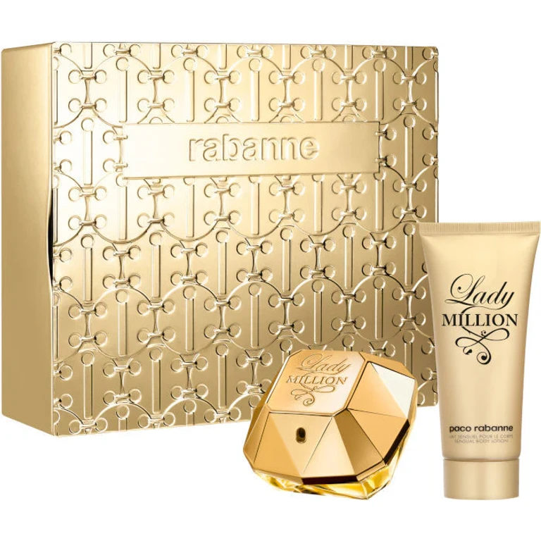 Rabanne Lady Million - EDP 80 ml + body lotion 100 ml