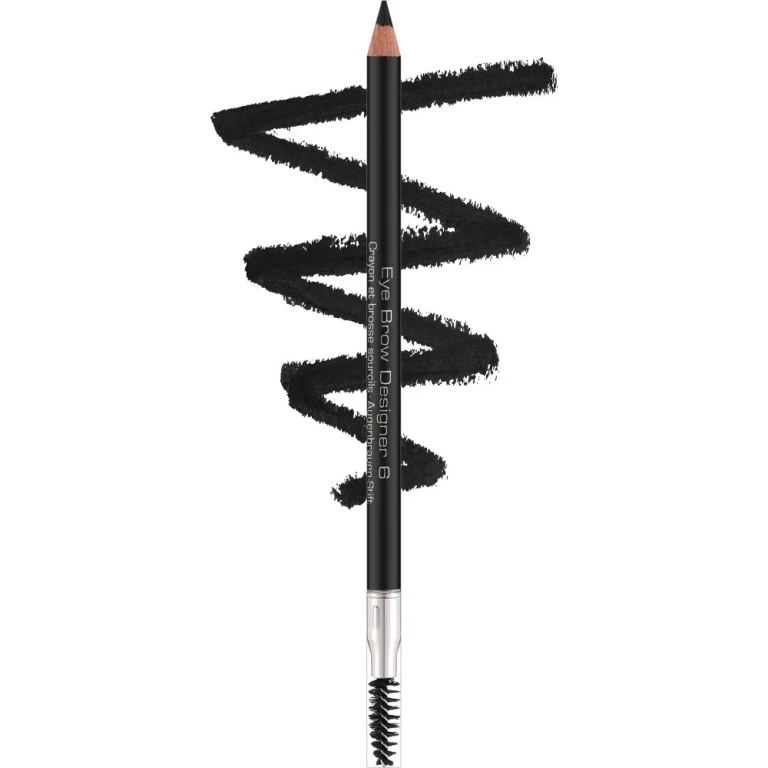 Eyebrow Pencil with Brush 1 g | Color 1 Black 1a Soft Black