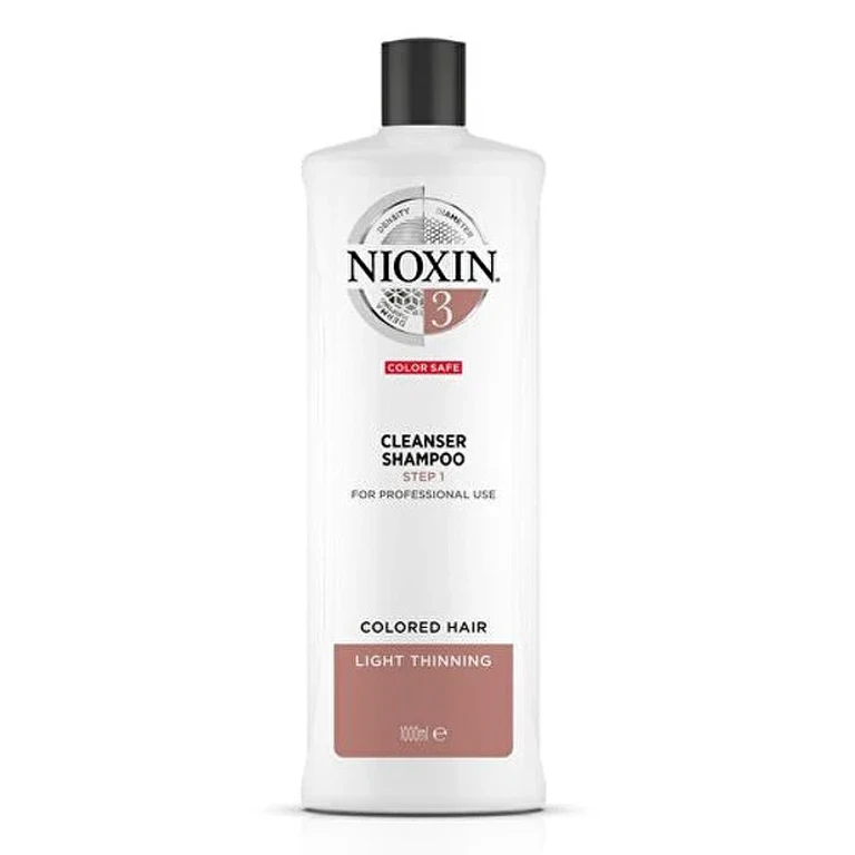 System 3 (System 3 Cleansing Shampoo) Fine Colored and Thinning Hair - Volume: 1000 Ml