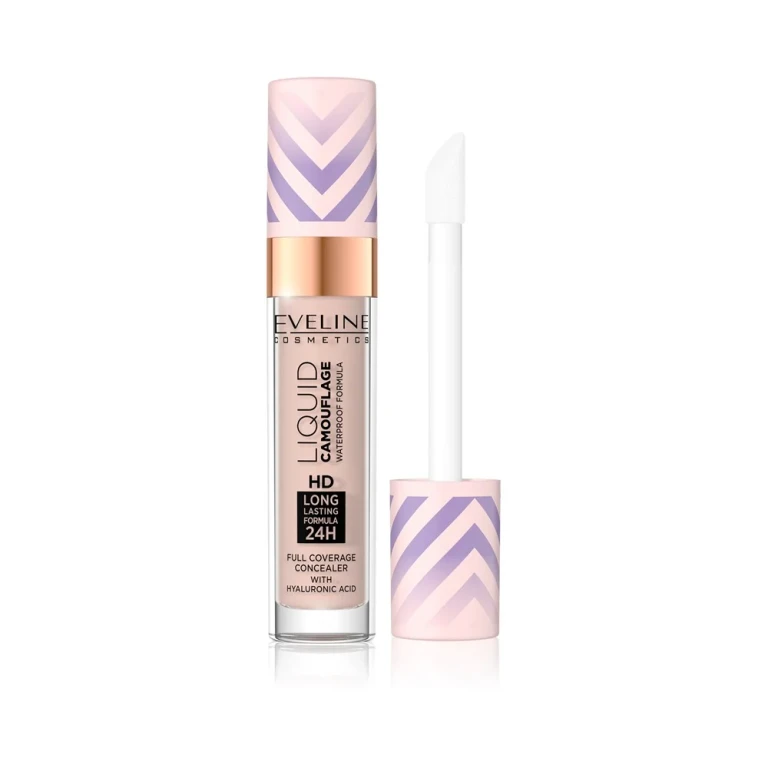 Liquid Camouflage Waterproof Concealer With Hyaluronic Acid Color 03 Soft Natural 7.5 Ml