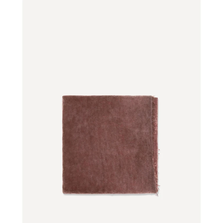 Lightweight cashmere Scarf with fringes Female UNI