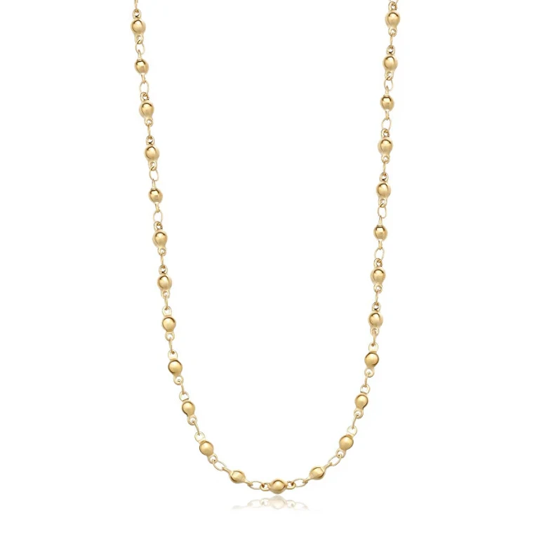 Long Bead Chain Gold Plated Shk89