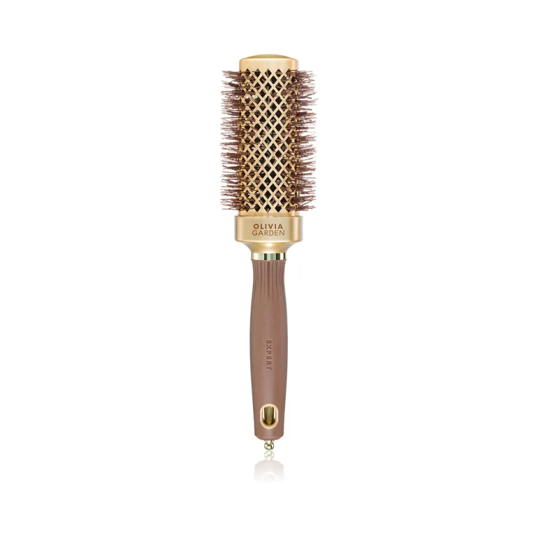 Expert Blowout Straight Gold & Brown 40mm - hair styling brush