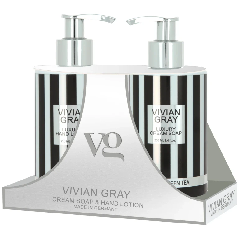 Set: Lemon & Green Tea Luxury Cleansing Liquid Soap 250 ml + Lemon & Green Tea Luxury Moisturizing Hand Lotion 250 ml