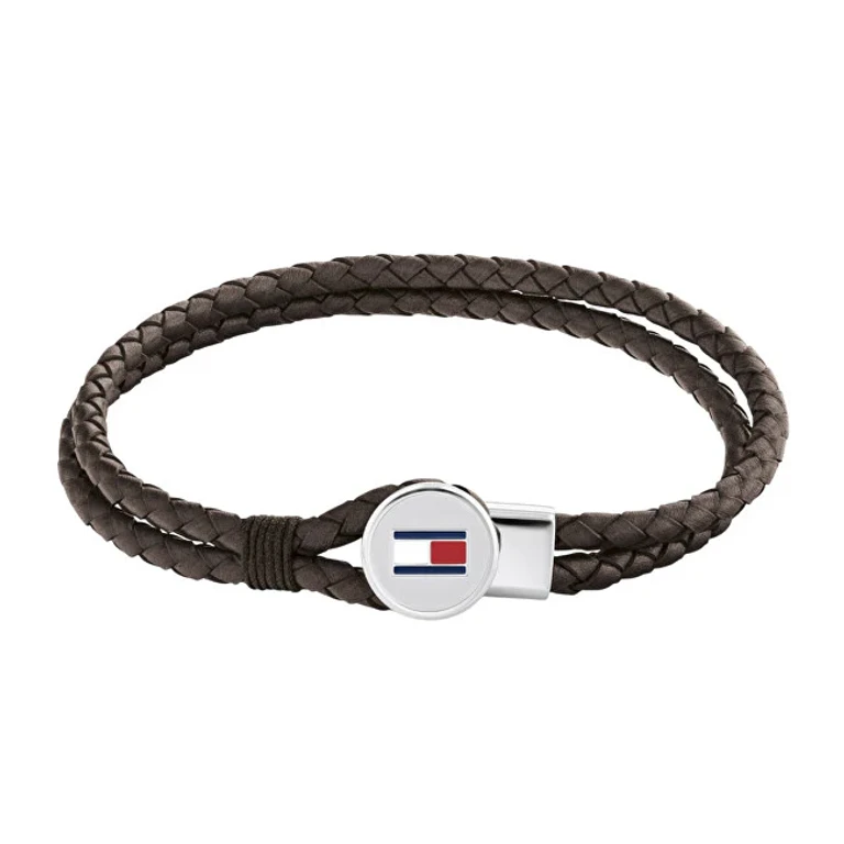 Modern Leather Bracelet in Brown 2790655 - Length: 17.5 Cm