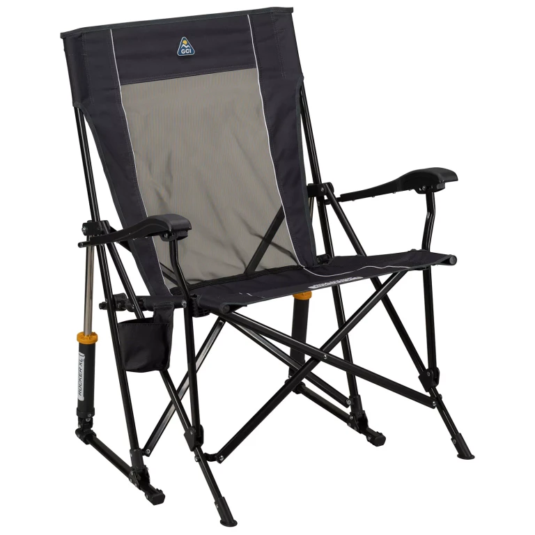 RoadTrip Rocker XL Portable Folding Camp Chair:- Dark Charcoal