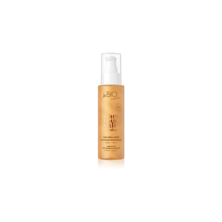 Safe Nourishing Body Oil Tanning With Glitter 100 Ml