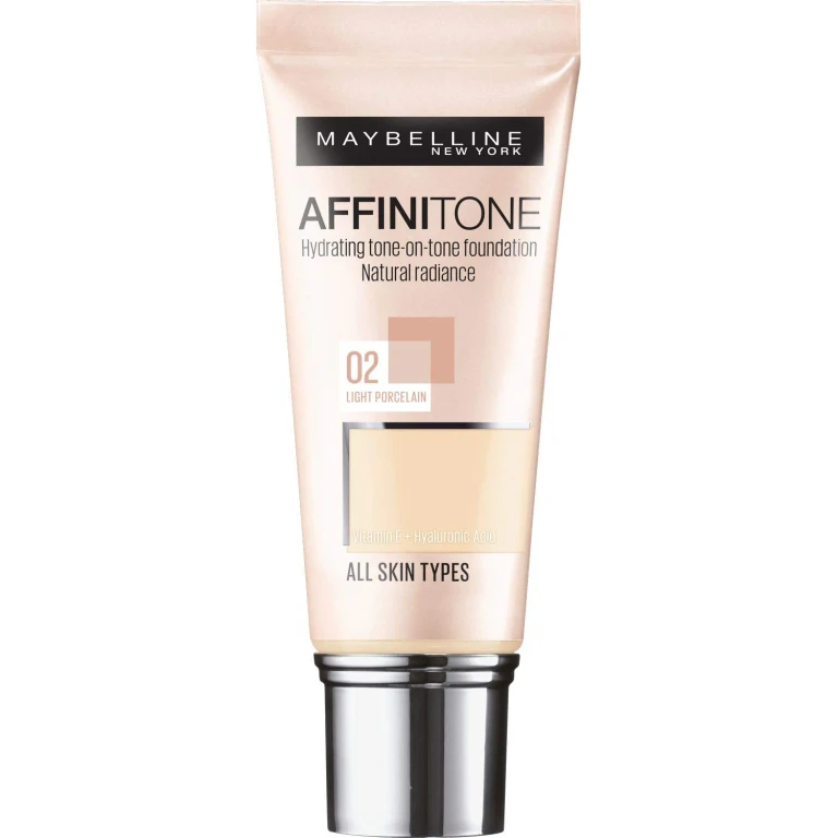 Affinitone Hydrating Tone-One-Tone Foundation - Smoothing makeup with HD pigments 30 ml 02 light porcelain