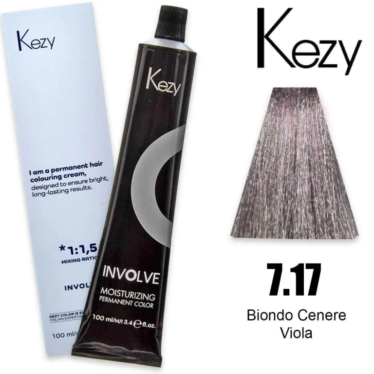 involve color 100 ml ash blonde purple 7.17