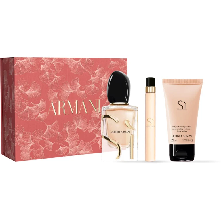 Yes Women's Gift Set Eau de Parfum 10ml + Scented Body Milk 50ml + Refillable Eau de Parfum 50ml