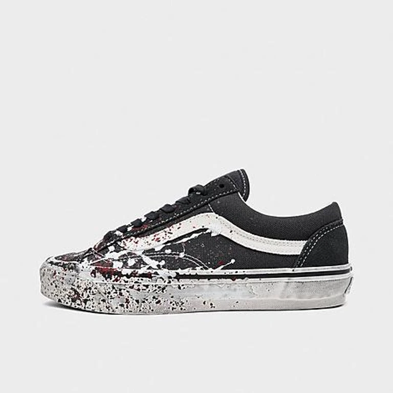 Old Skool 36 Premium casuale schoenen in Paint Splatter Charcoal Grey